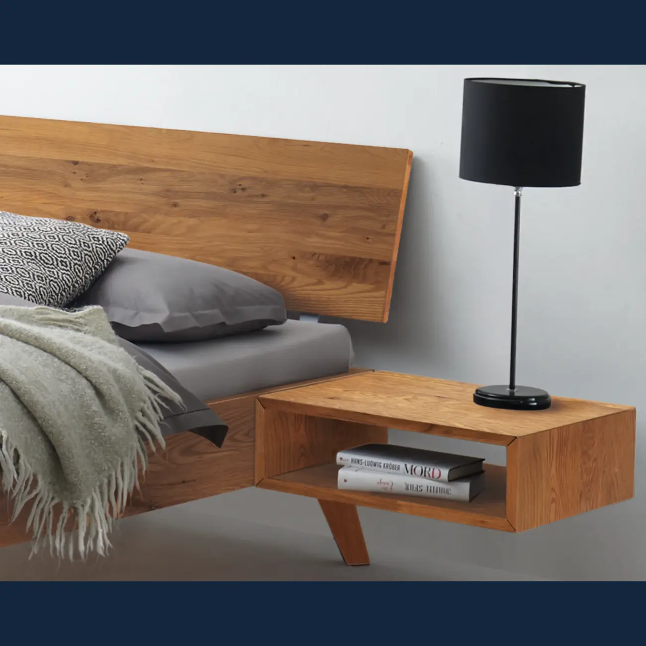 Natürliches Massivholzbett Hasena Ancona modern-skandinavisch – Bild 15