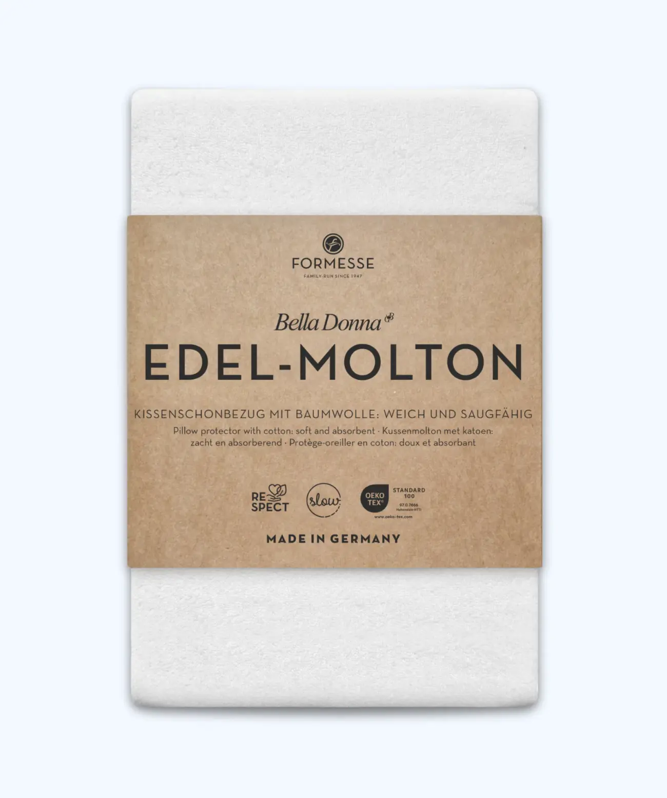 Bella Donna Edel-Molton Kissenschonbezug 1 Bella Donna Edel-Molton Kissenschonbezug