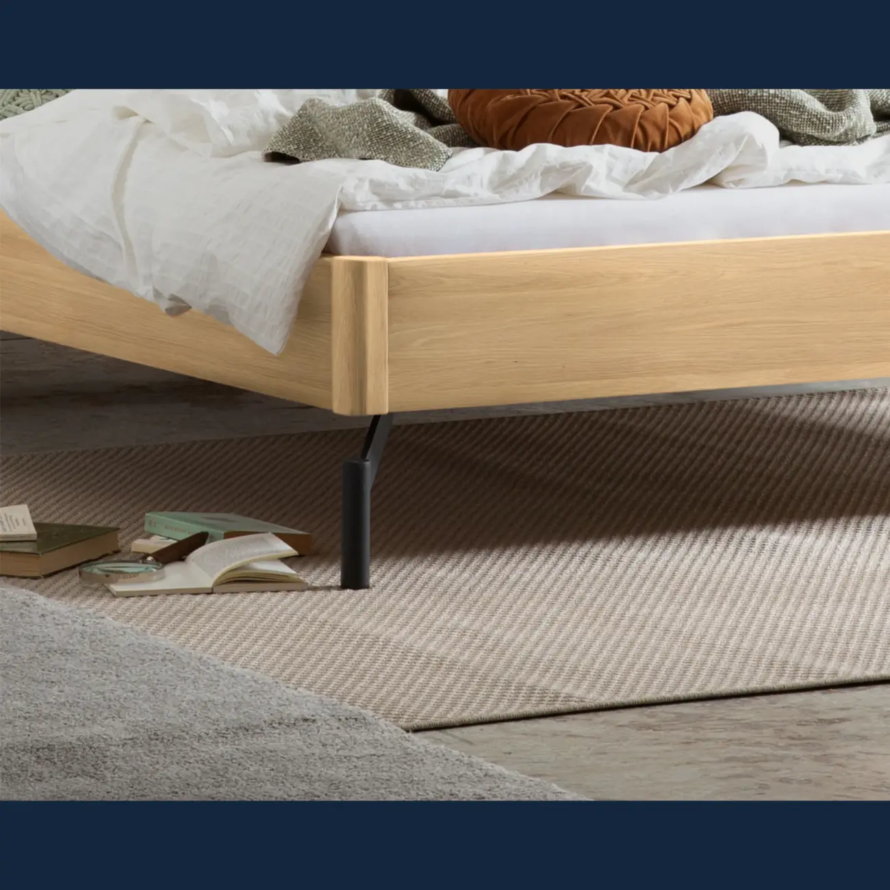 Elegantes Massivholzbett Hasena Broni im modern-skandinavischen Stil 4 Elegantes Massivholzbett Hasena Broni im modern-skandinavischen Stil – Bild 4