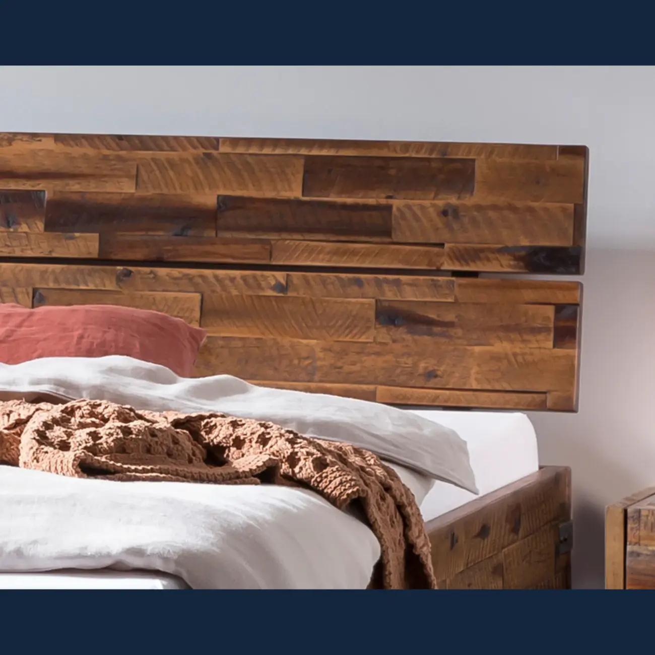 Markantes Massivholzbett Hasena Industrial Duno 3 Markantes Massivholzbett Hasena Industrial Duno – Bild 3