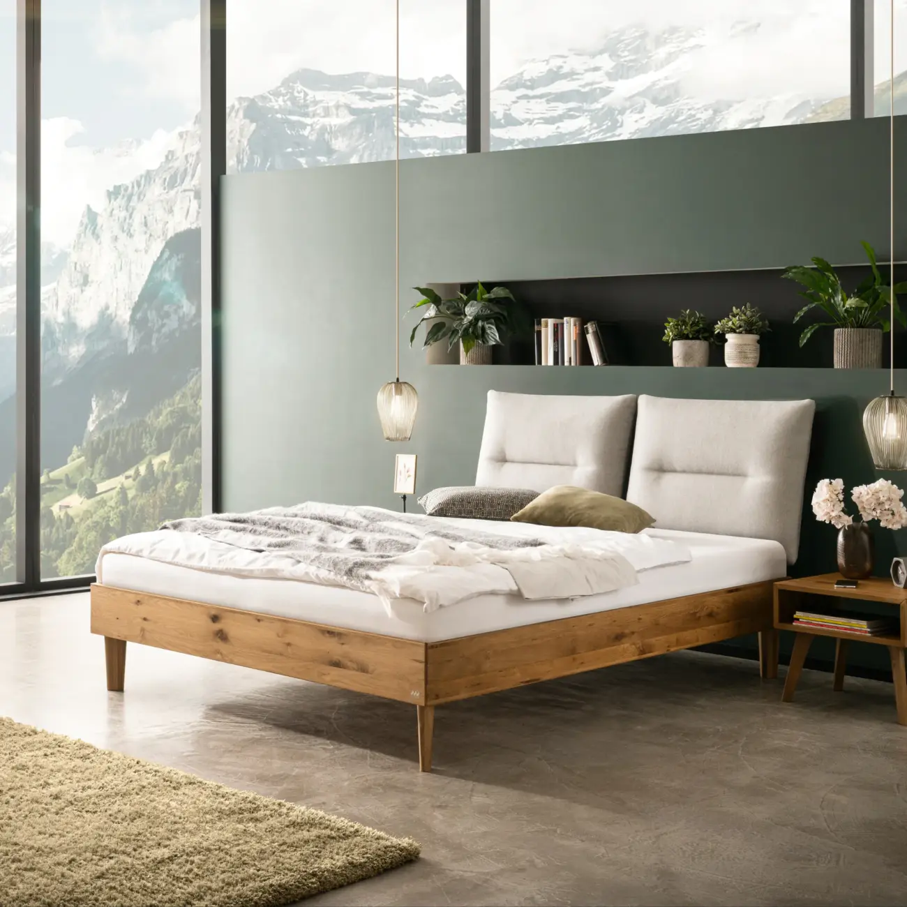 Harmonisches Massivholzbett Hasena Skandinavisch Emilia 9 Harmonisches Massivholzbett Hasena Skandinavisch Emilia – Bild 9