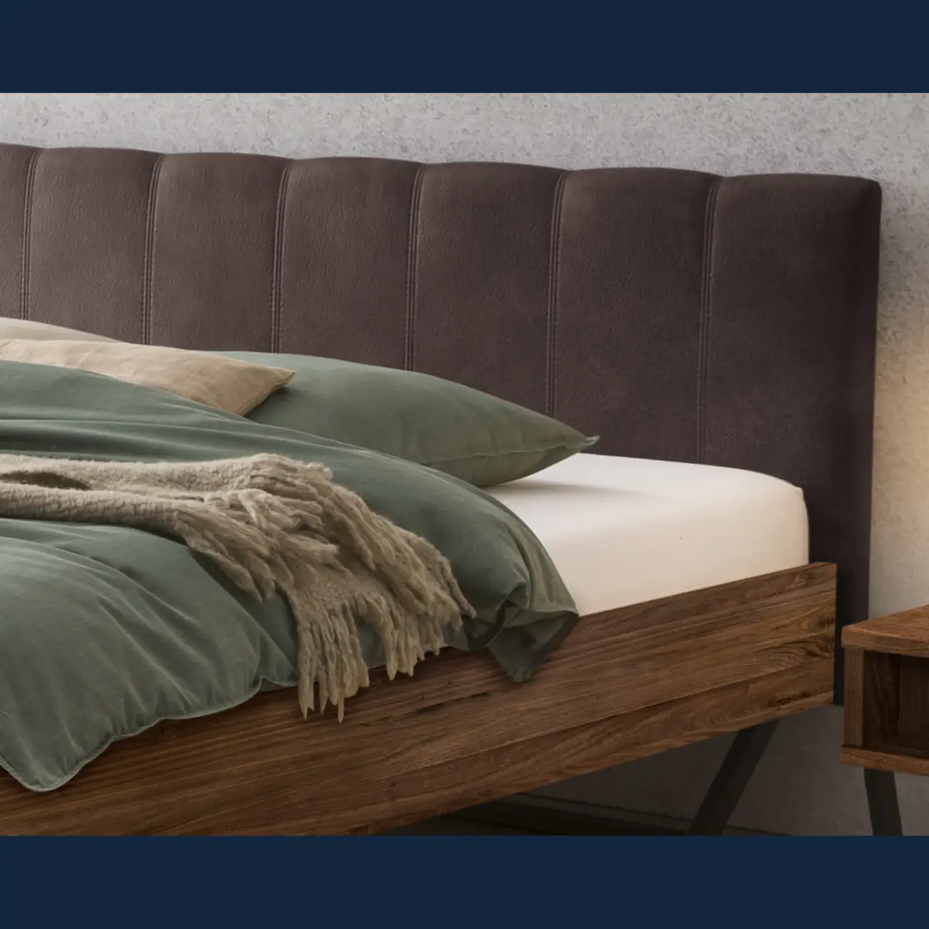 Urbanes Massivholzbett Hasena Enrico modern Industrial 9 Urbanes Massivholzbett Hasena Enrico modern Industrial – Bild 9