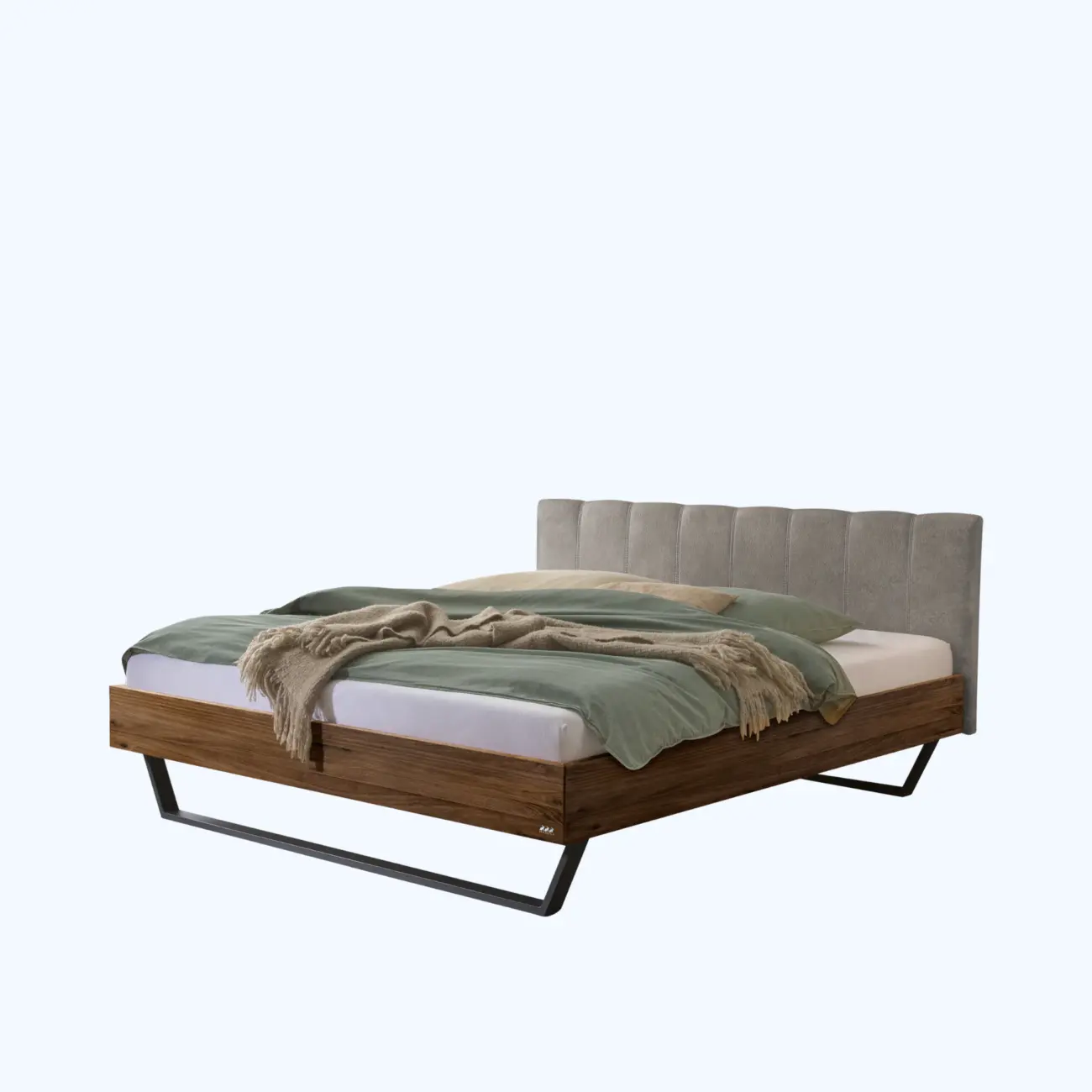 Urbanes Massivholzbett Hasena Enrico modern Industrial 4 Urbanes Massivholzbett Hasena Enrico modern Industrial – Bild 4