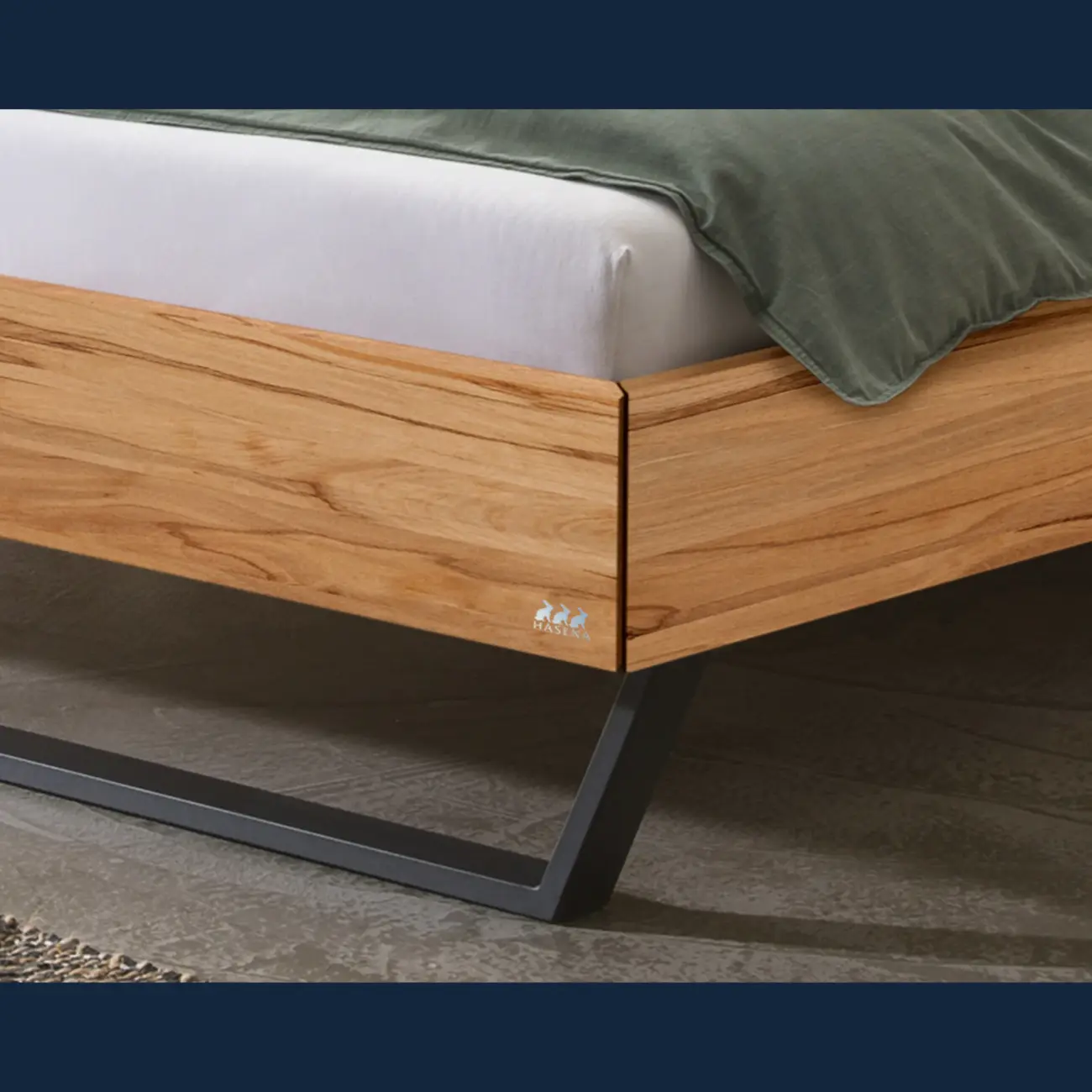 Urbanes Massivholzbett Hasena Enrico modern Industrial 20 Urbanes Massivholzbett Hasena Enrico modern Industrial – Bild 20