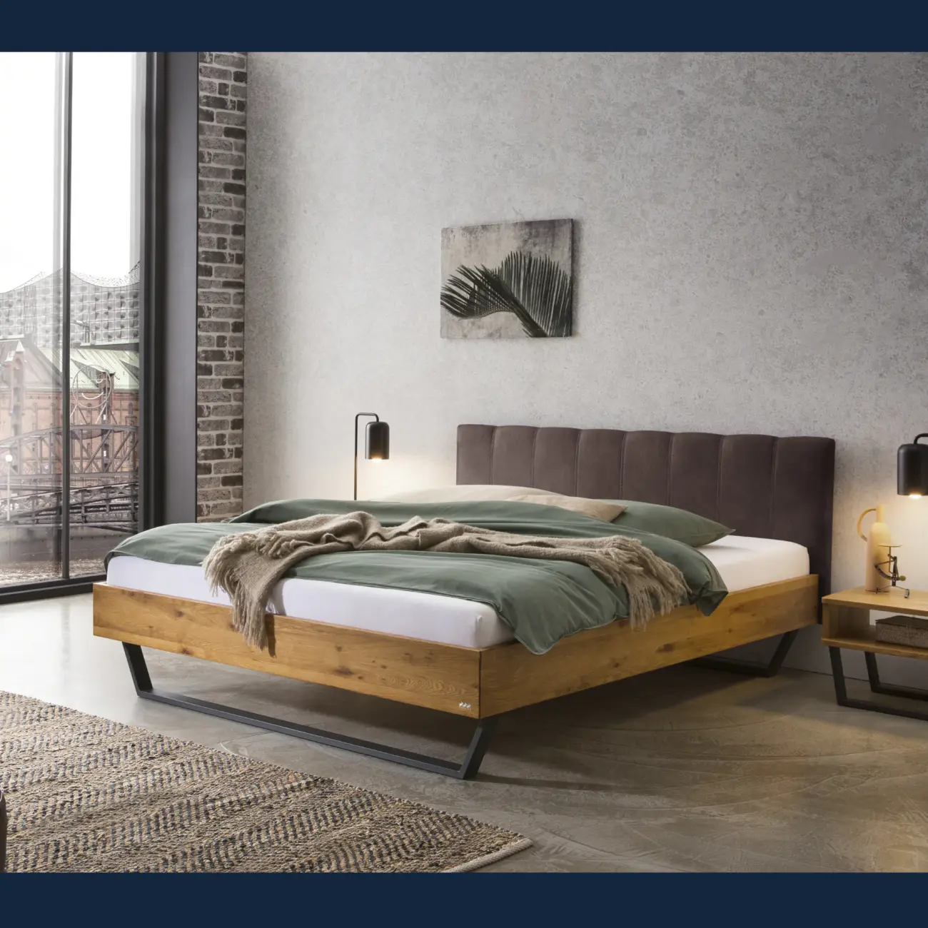 Urbanes Massivholzbett Hasena Enrico modern Industrial 28 Urbanes Massivholzbett Hasena Enrico modern Industrial – Bild 28
