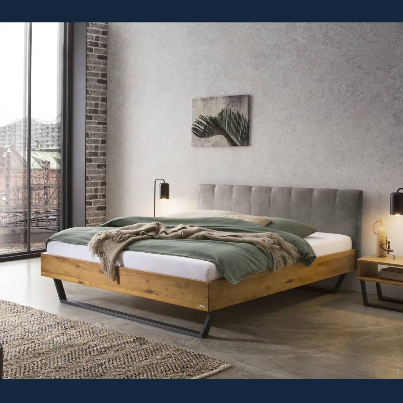 Urbanes Massivholzbett Hasena Enrico modern Industrial 25 Urbanes Massivholzbett Hasena Enrico modern Industrial – Bild 25