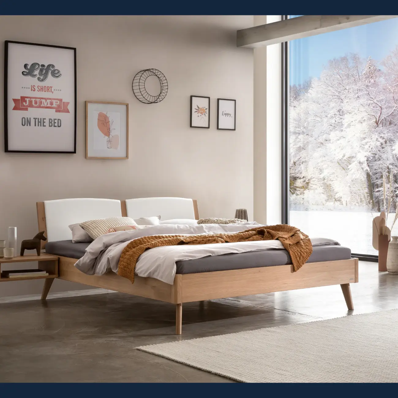 Massivholzbett Hasena Fabro modern-skandinavisch 9 Massivholzbett Hasena Fabro modern-skandinavisch – Bild 9