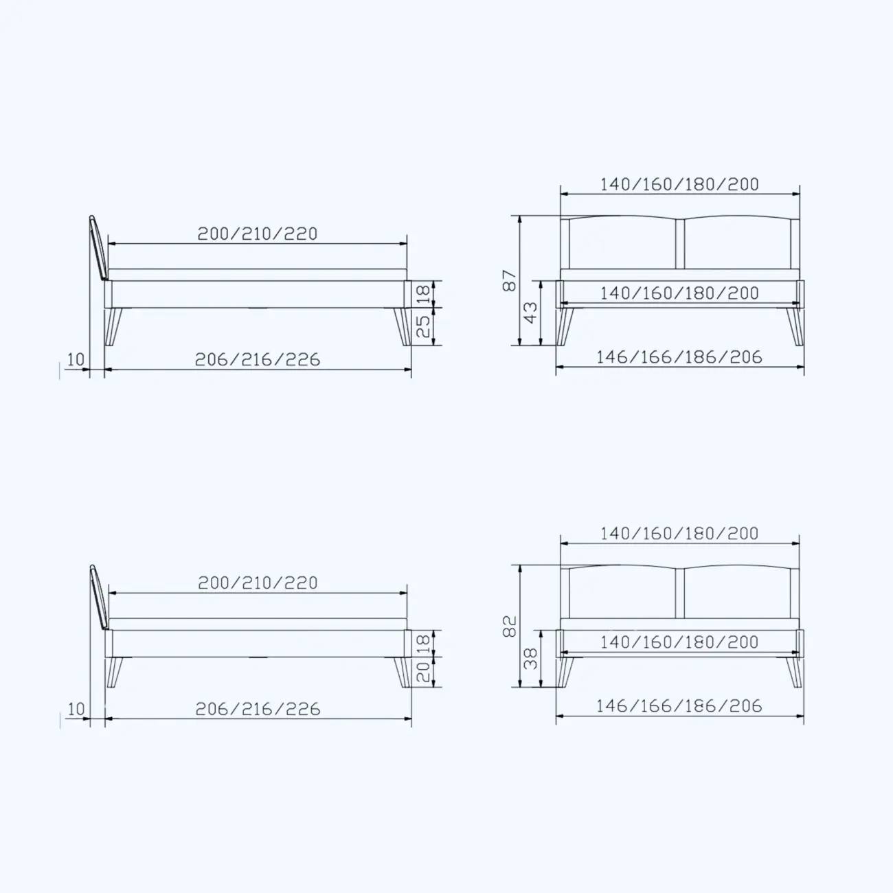 Massivholzbett Hasena Fabro modern-skandinavisch 20 Massivholzbett Hasena Fabro modern-skandinavisch – Bild 20