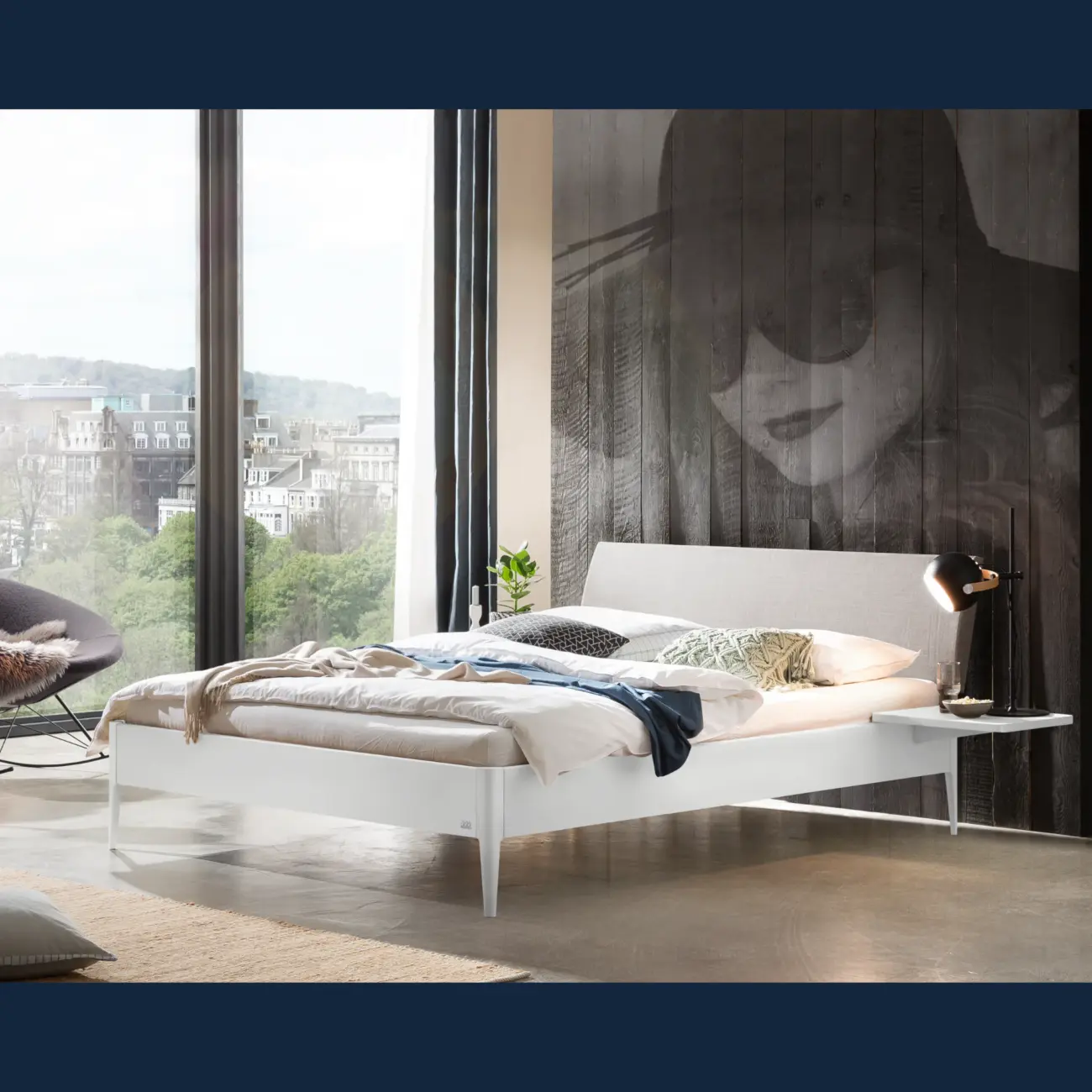 Elegantes Massivholzbett Hasena Fanano modern-skandinavisch 6 Elegantes Massivholzbett Hasena Fanano modern-skandinavisch – Bild 6