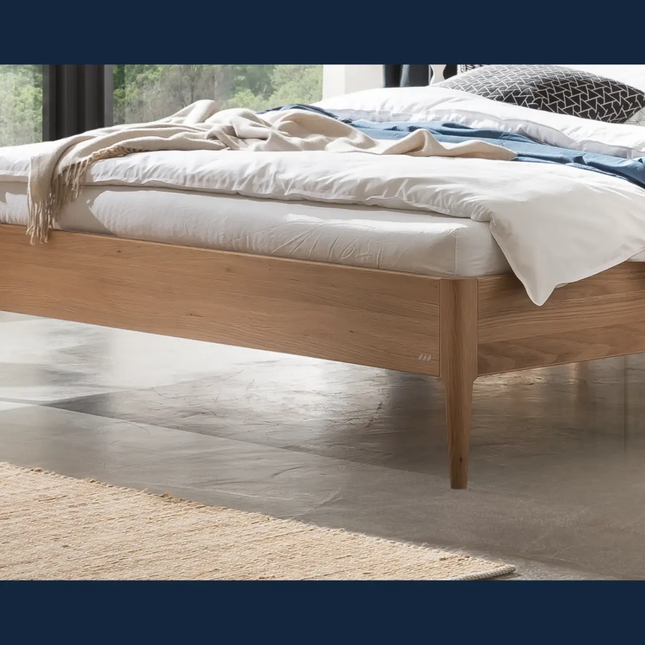 Elegantes Massivholzbett Hasena Fanano modern-skandinavisch 12 Elegantes Massivholzbett Hasena Fanano modern-skandinavisch – Bild 12