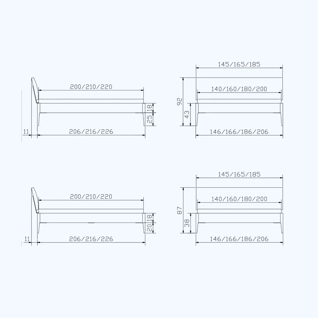 Elegantes Massivholzbett Hasena Fanano modern-skandinavisch 21 Elegantes Massivholzbett Hasena Fanano modern-skandinavisch – Bild 21