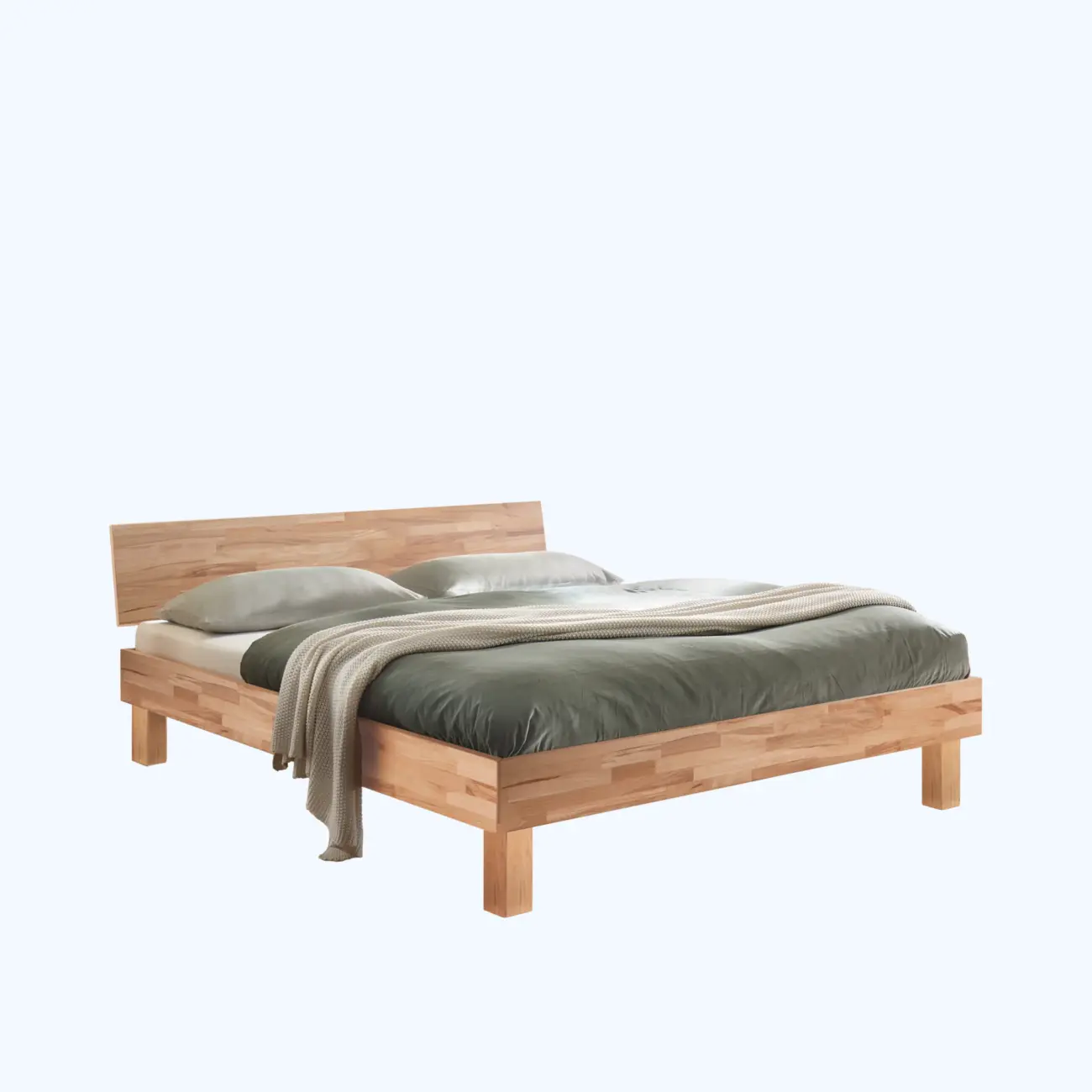 Robustes Massivholzbett Hasena Forti modern-skandinavisch 9 Robustes Massivholzbett Hasena Forti modern-skandinavisch – Bild 9