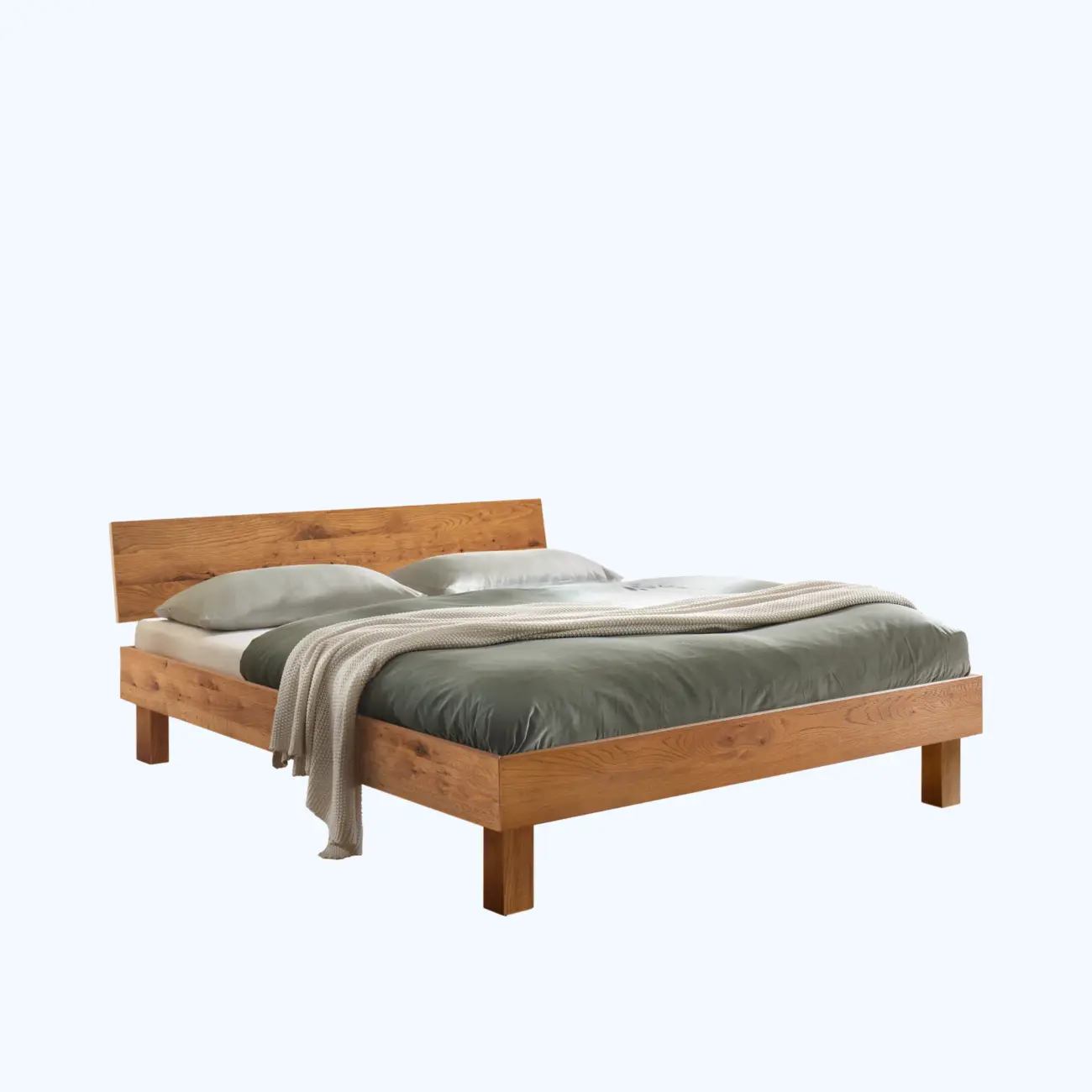 Robustes Massivholzbett Hasena Forti modern-skandinavisch 13 Robustes Massivholzbett Hasena Forti modern-skandinavisch – Bild 13