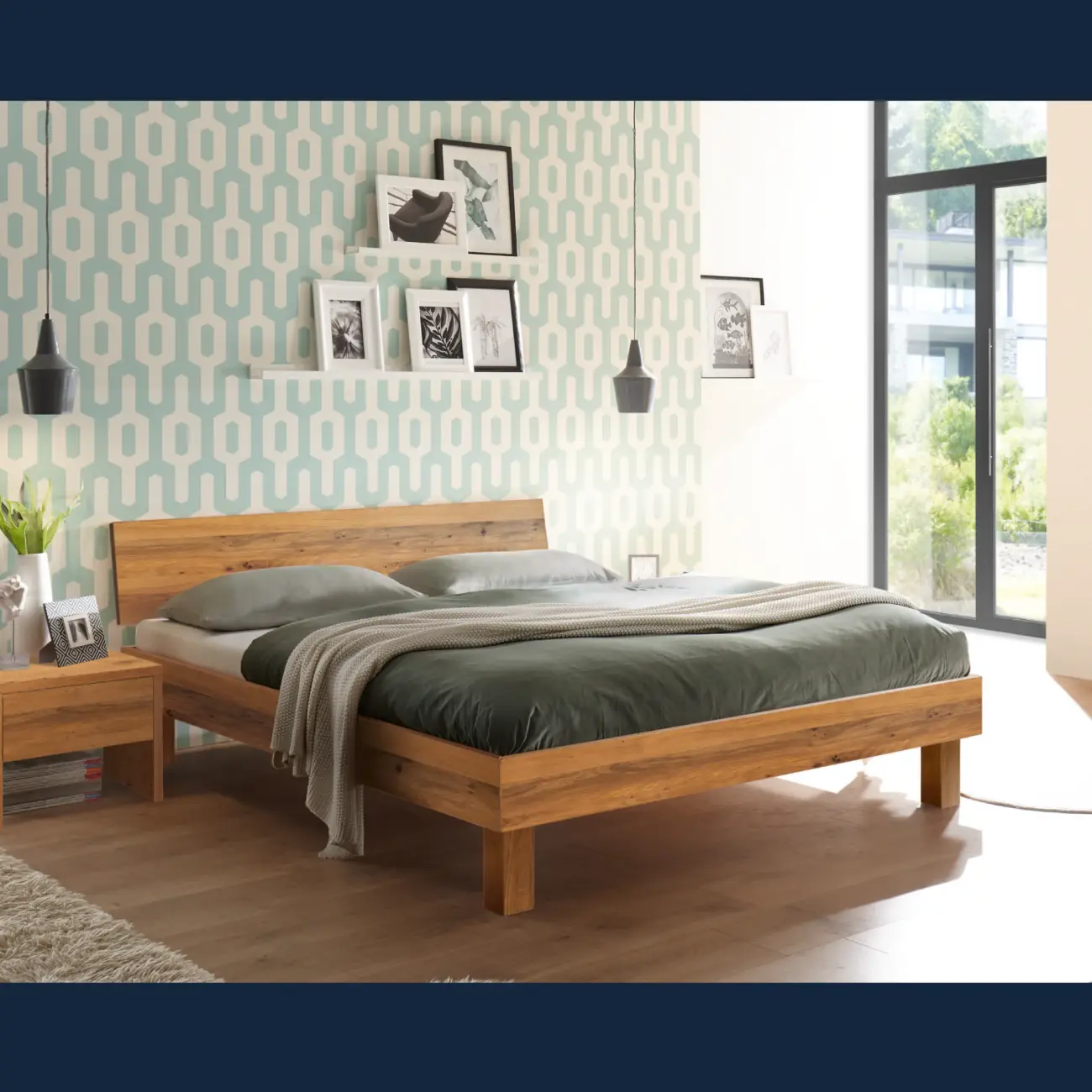 Robustes Massivholzbett Hasena Forti modern-skandinavisch 14 Robustes Massivholzbett Hasena Forti modern-skandinavisch – Bild 14