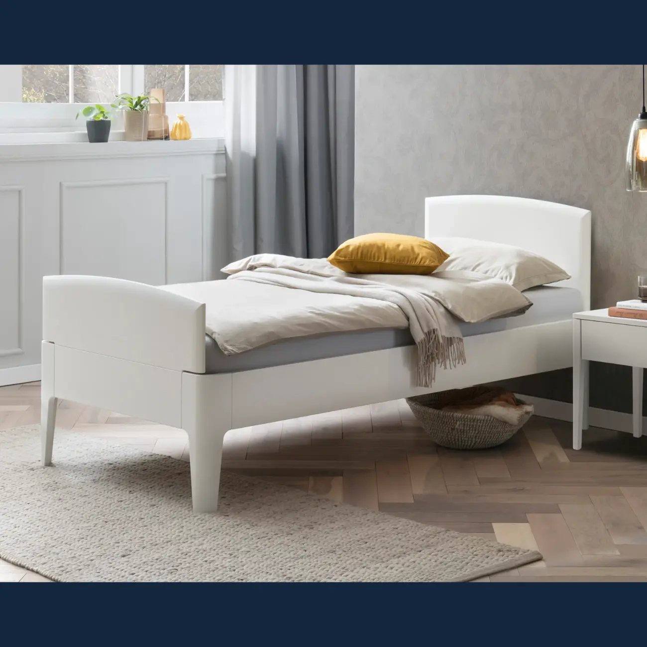 Komfortables Massivholzbett Hasena Luano modern-skandinavisch – Bild 4