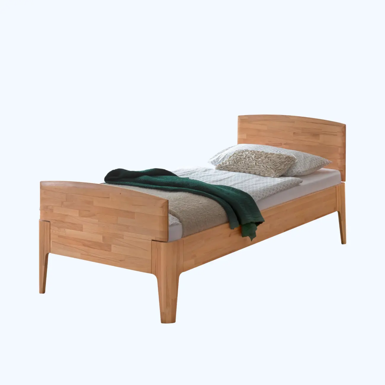 Komfortables Massivholzbett Hasena Luano modern-skandinavisch – Bild 5