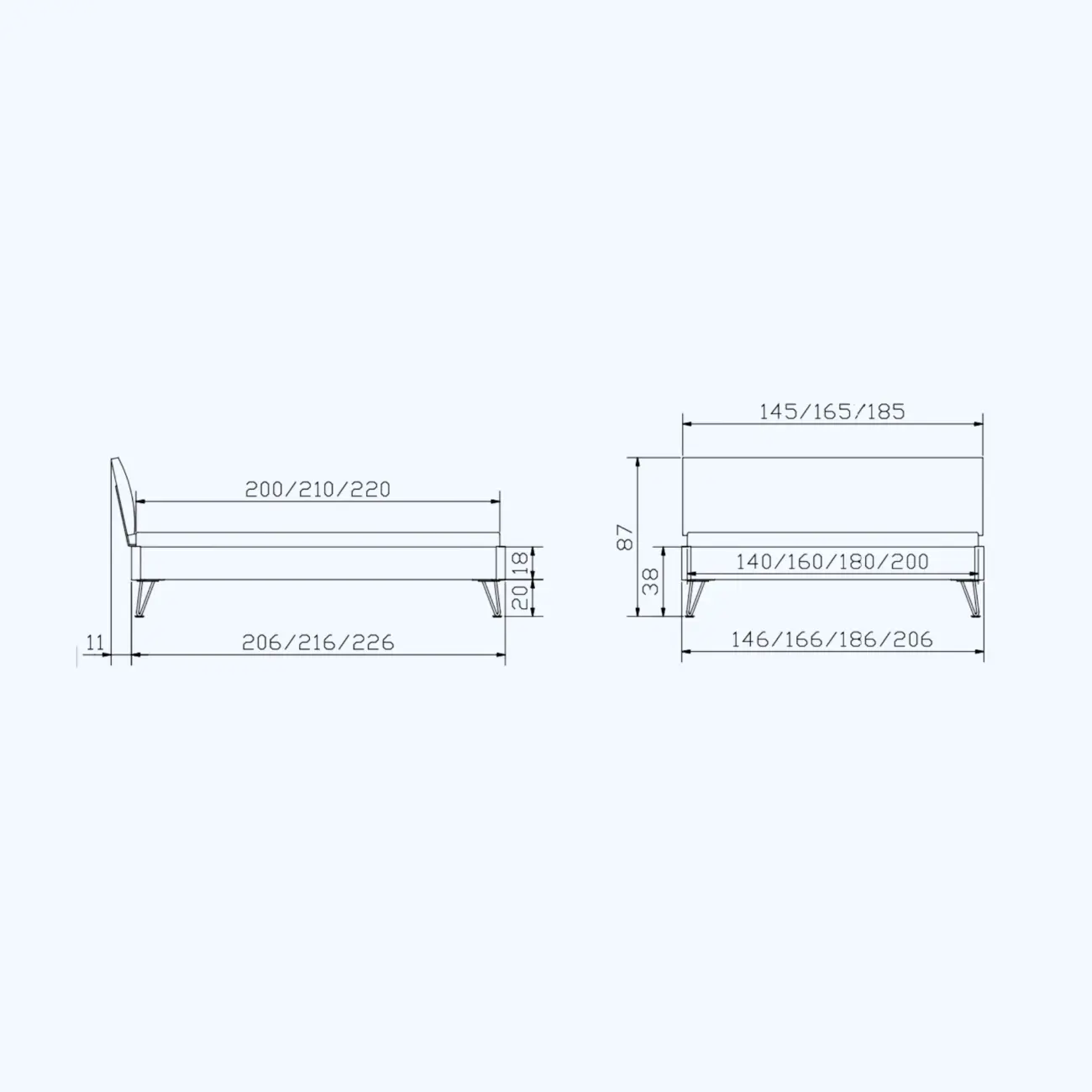 Zeitloses Massivholzbett Hasena Lugano modern-industrial 17 Zeitloses Massivholzbett Hasena Lugano modern-industrial – Bild 17