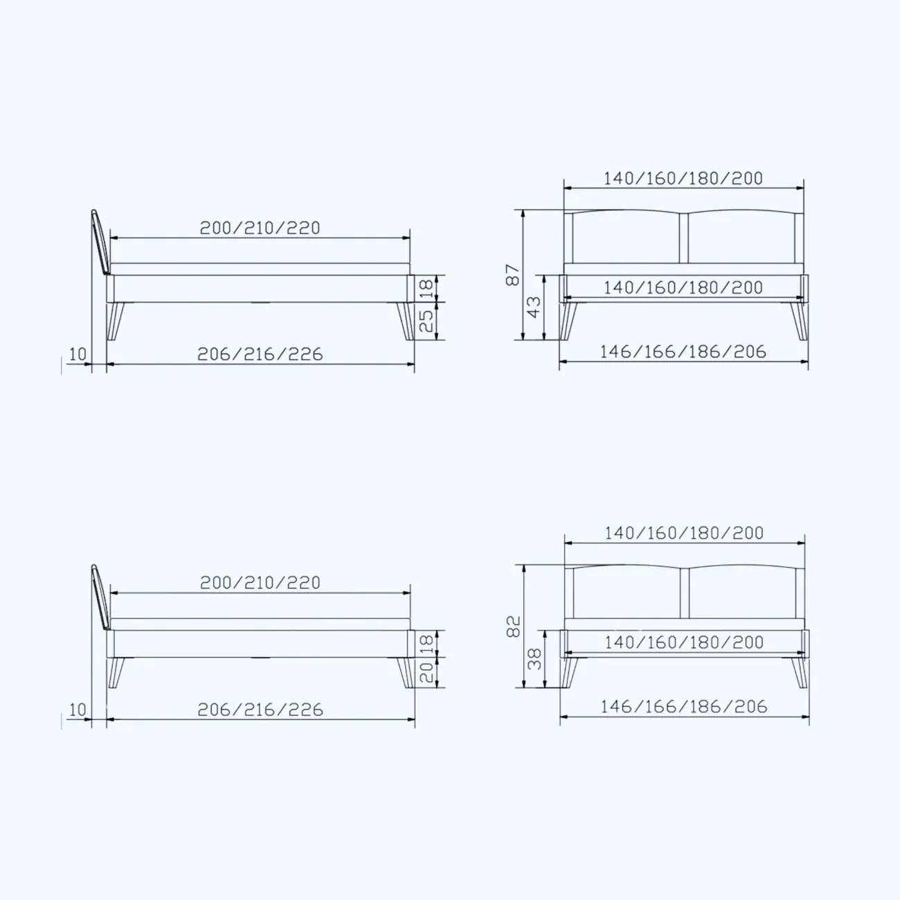 Massivholzbett Hasena Mareto modern-skandinavisch, Lounge 17 Massivholzbett Hasena Mareto modern-skandinavisch, Lounge – Bild 17