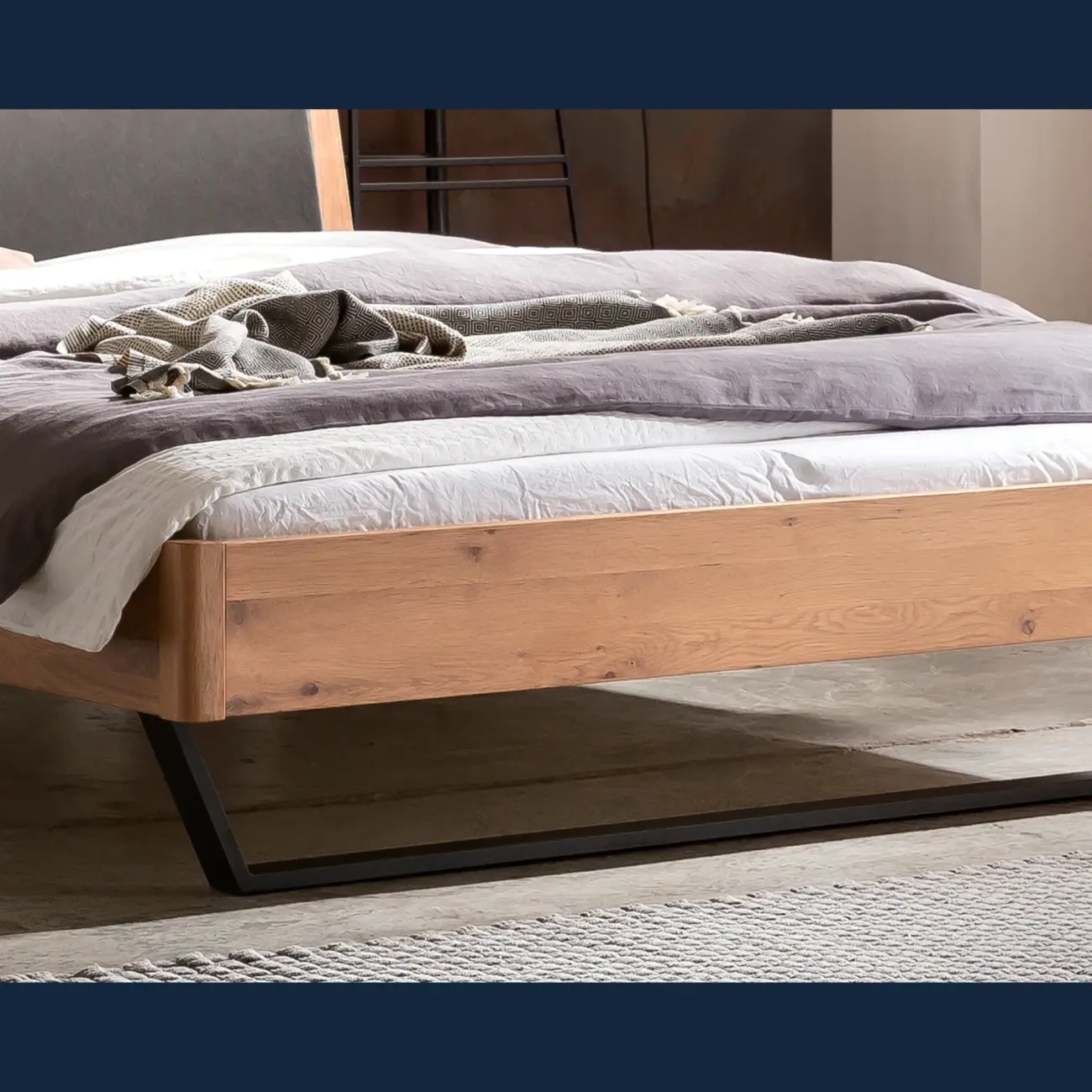 Elegantes Massivholzbett Hasena modern-industrial Marola 16 Elegantes Massivholzbett Hasena modern-industrial Marola – Bild 16