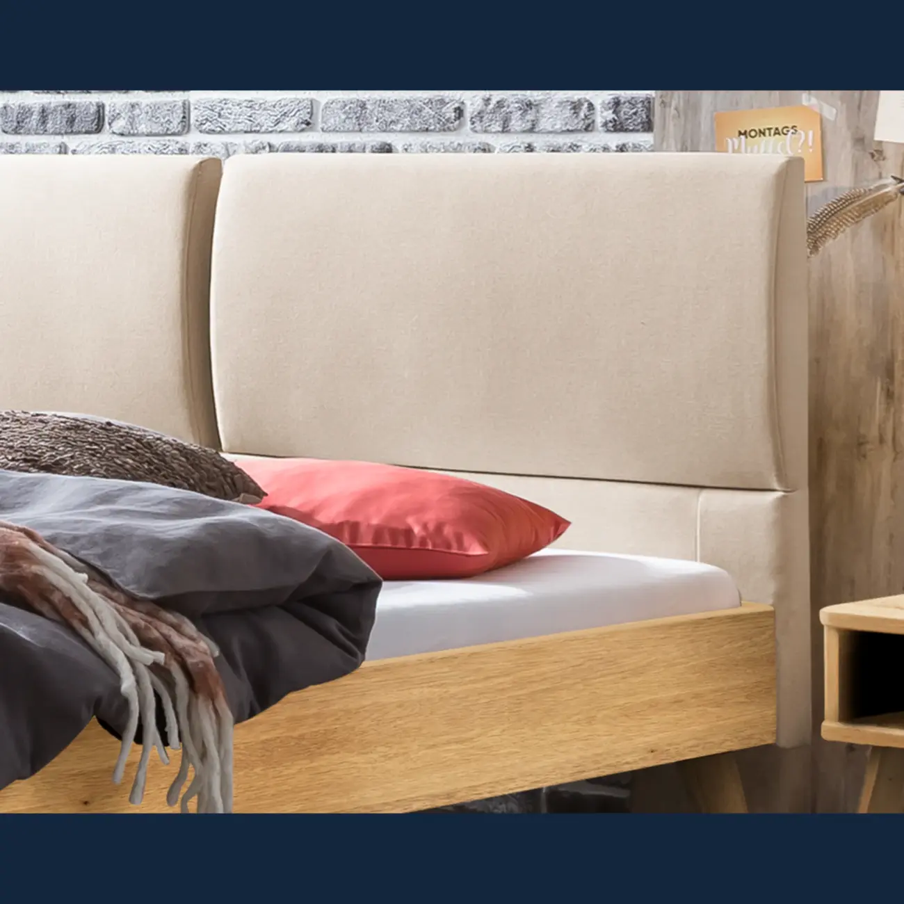 Harmonisches Massivholzbett Hasena Matteo modern-skandinavisch 7 Harmonisches Massivholzbett Hasena Matteo modern-skandinavisch – Bild 7