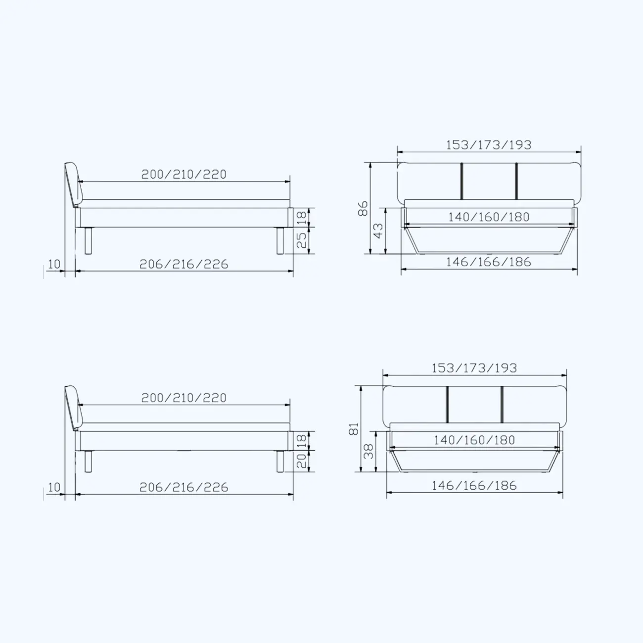 Elegantes Massivholzbett Hasena Montieri modern-industriell 17 Elegantes Massivholzbett Hasena Montieri modern-industriell – Bild 17