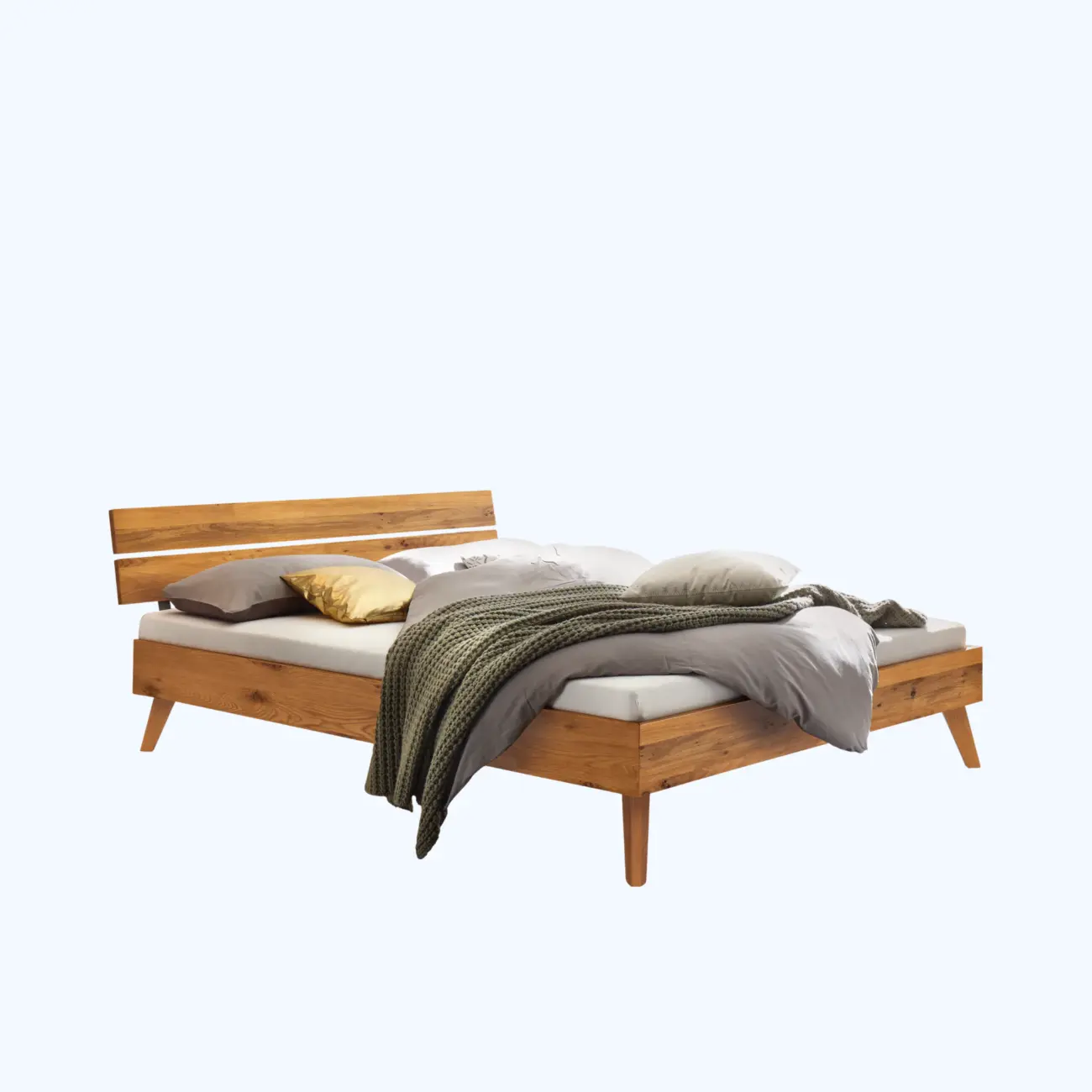 Schlichtes Massivholzbett Hasena Ortona modern-skandinavisch 13 Schlichtes Massivholzbett Hasena Ortona modern-skandinavisch – Bild 13