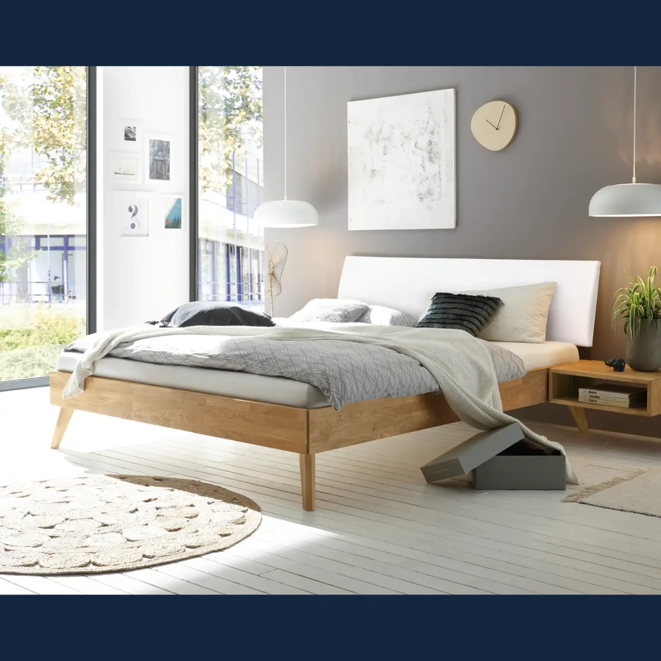 Harmonisches Massivholzbett Hasena Pesaro modern-skandinavisch 6 Harmonisches Massivholzbett Hasena Pesaro modern-skandinavisch – Bild 6