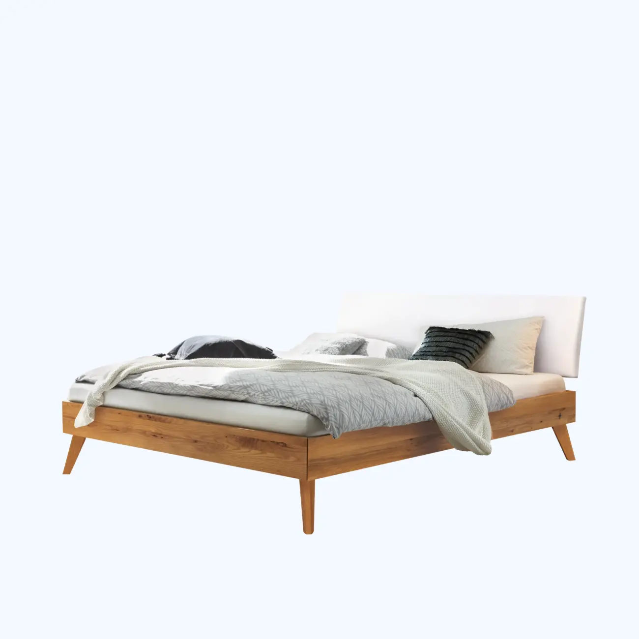 Harmonisches Massivholzbett Hasena Pesaro modern-skandinavisch 1 Harmonisches Massivholzbett Hasena Pesaro modern-skandinavisch