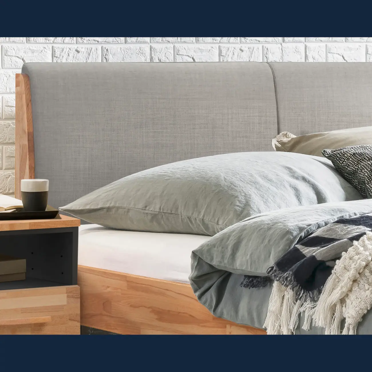 Massivholzbett Hasena Pietro modern – Bild 9