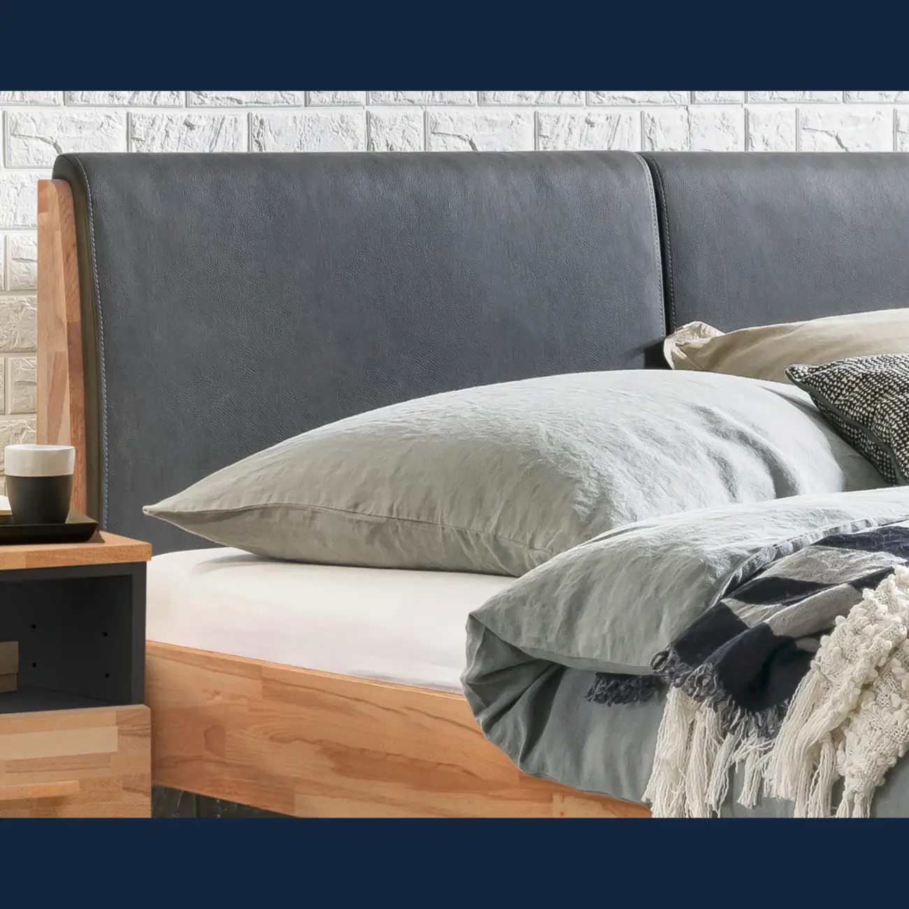 Massivholzbett Hasena Pietro modern – Bild 12