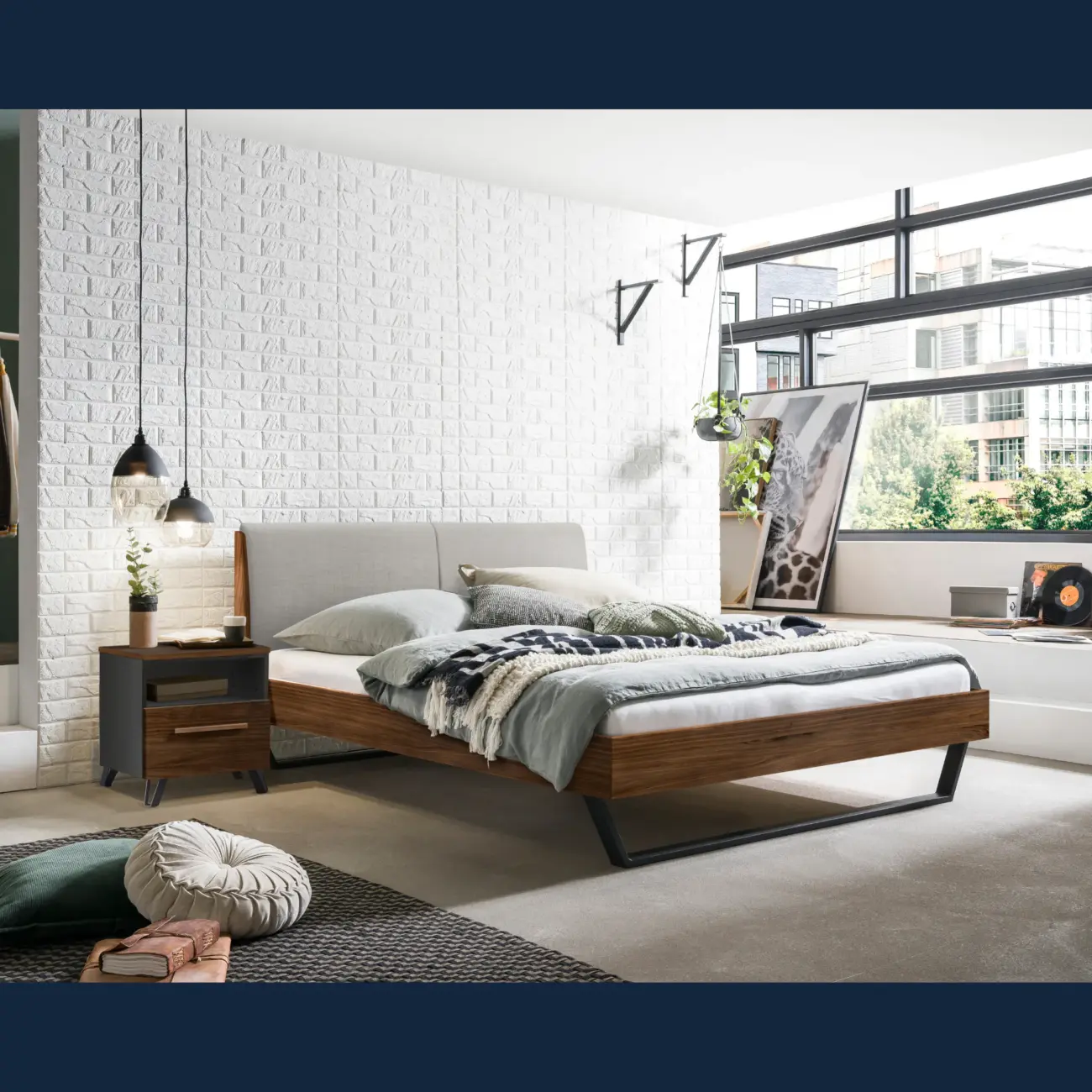 Massivholzbett Hasena Pietro modern – Bild 14