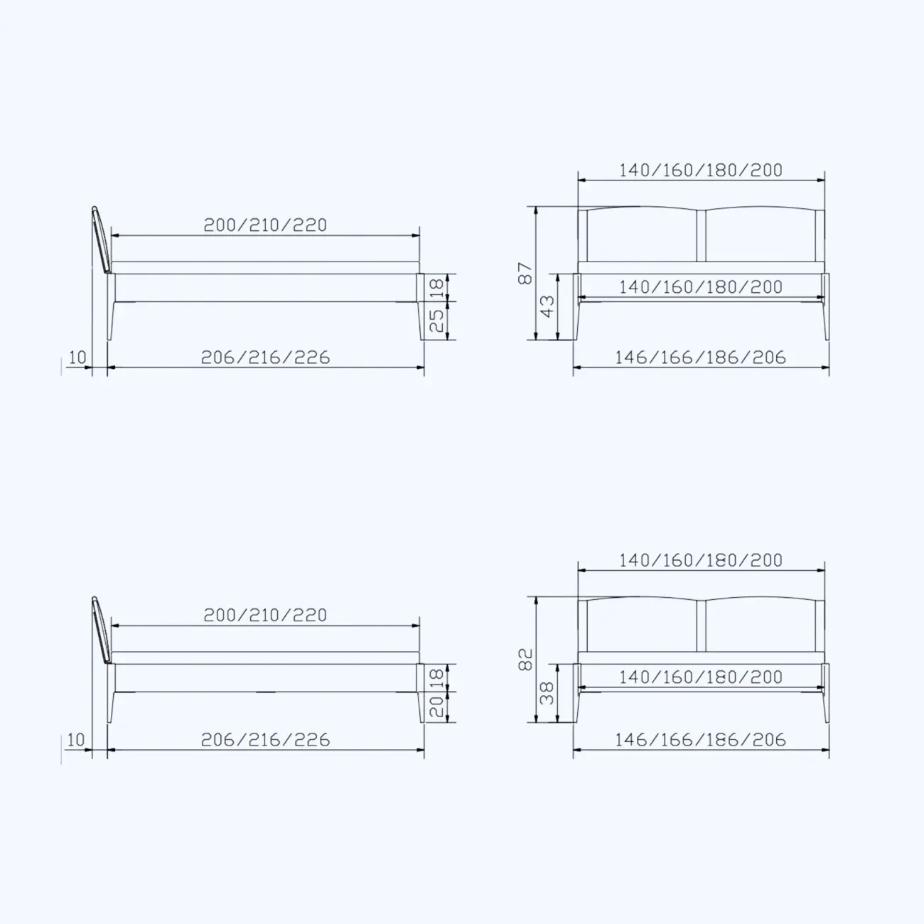 Massivholzbett Hasena Pistoia modern-skandinavisch 21 Massivholzbett Hasena Pistoia modern-skandinavisch – Bild 21