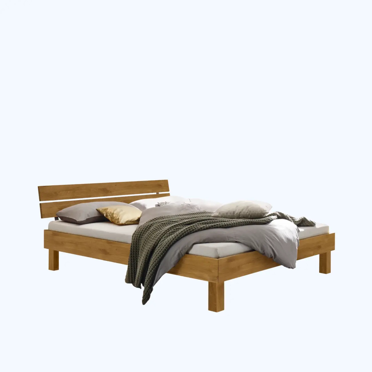 Geradliniges Massivholzbett Hasena Prato modern-skandinavisch 13 Geradliniges Massivholzbett Hasena Prato modern-skandinavisch – Bild 13