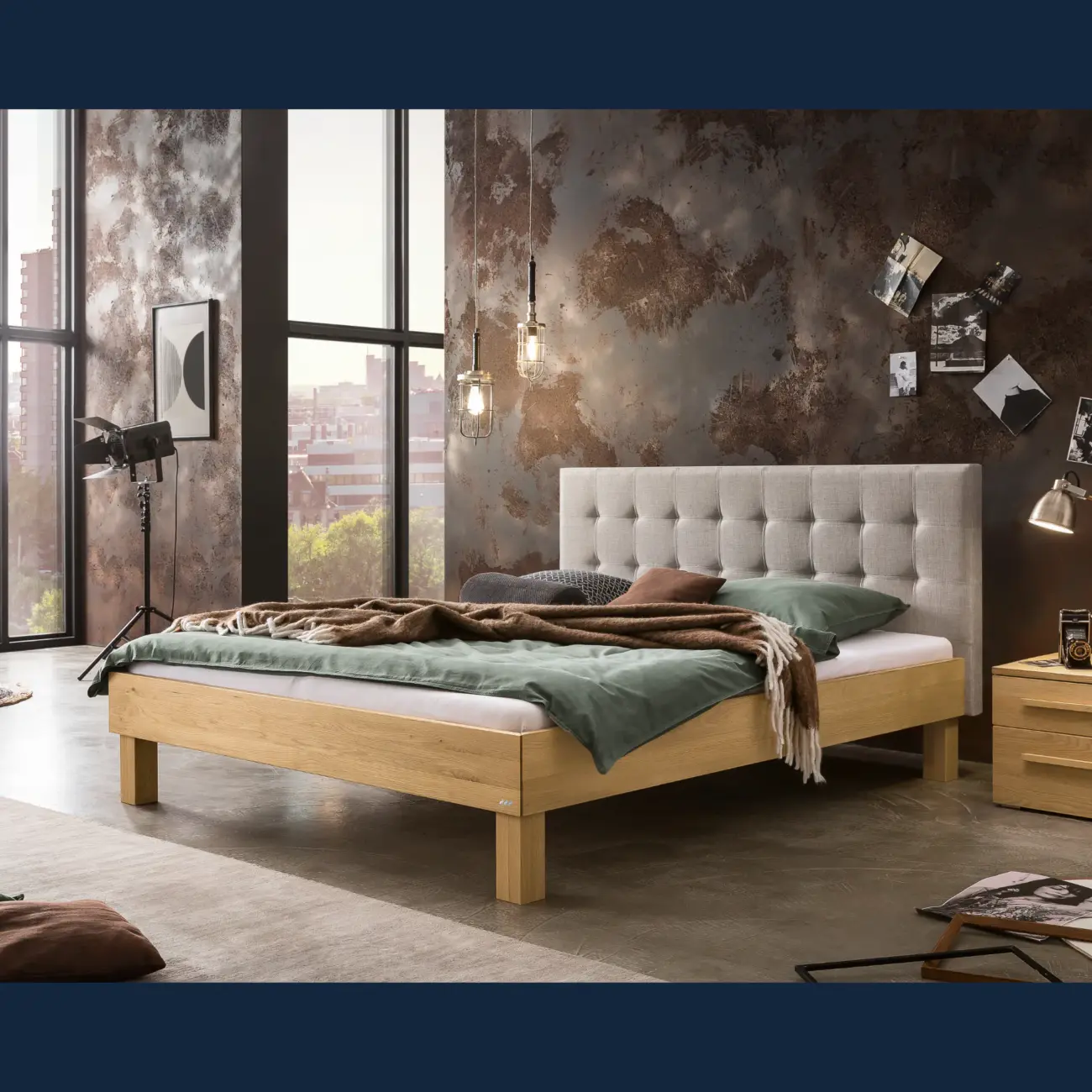 Zeitloses Massivholzbett Hasena Ricardo modern-skandinavisch – Bild 2