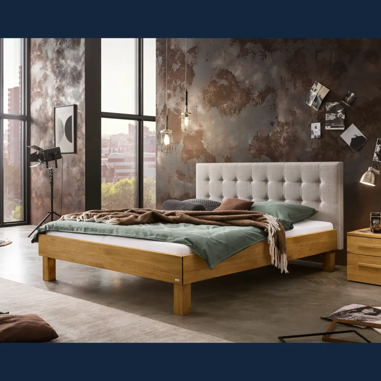 Zeitloses Massivholzbett Hasena Ricardo modern-skandinavisch – Bild 14