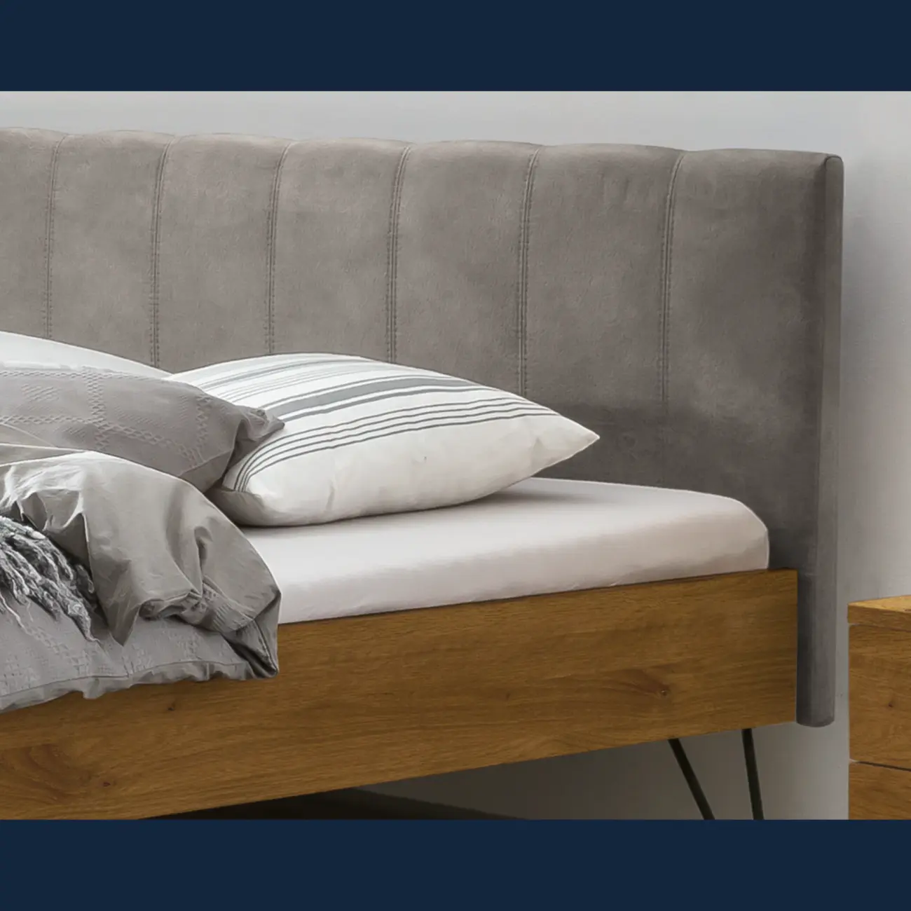 Charaktervolles Massivholzbett Hasena Roberto modern Industrial 26 Charaktervolles Massivholzbett Hasena Roberto modern Industrial – Bild 26