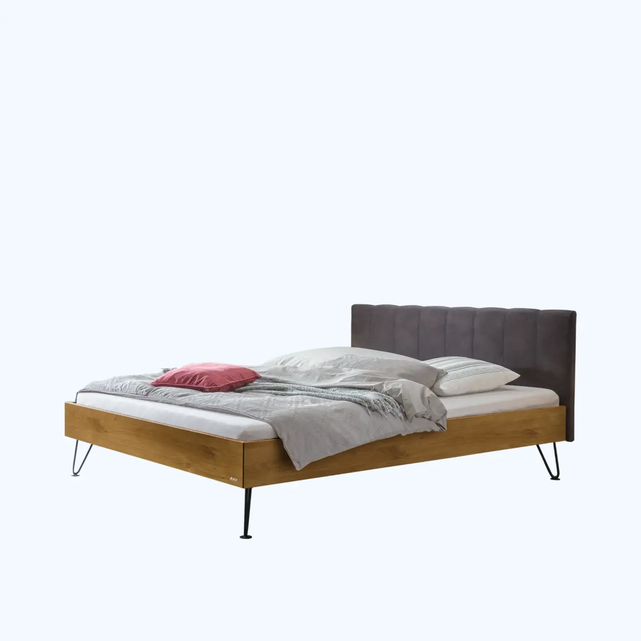 Charaktervolles Massivholzbett Hasena Roberto modern Industrial 21 Charaktervolles Massivholzbett Hasena Roberto modern Industrial – Bild 21