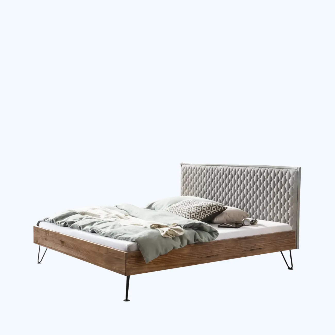 Massivholzbett Hasena Sara modern Industrial 1 Massivholzbett Hasena Sara modern Industrial