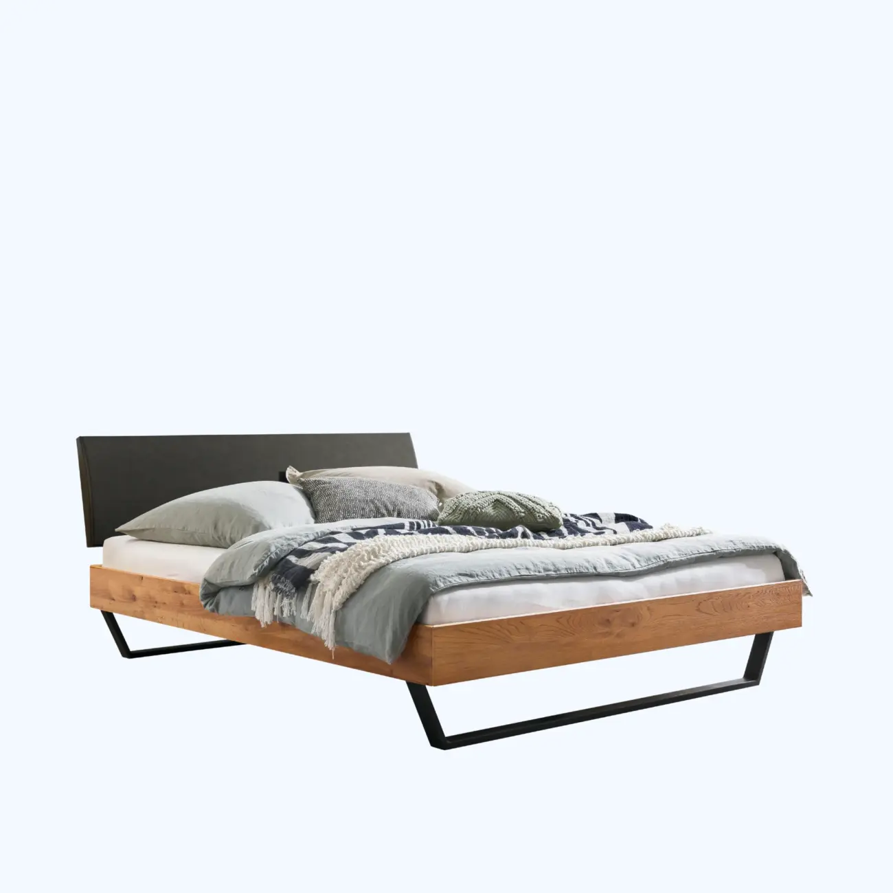 Elegantes Massivholzbett Hasena Modern-Industrial Sariano Trento 9 Elegantes Massivholzbett Hasena Modern-Industrial Sariano Trento – Bild 9