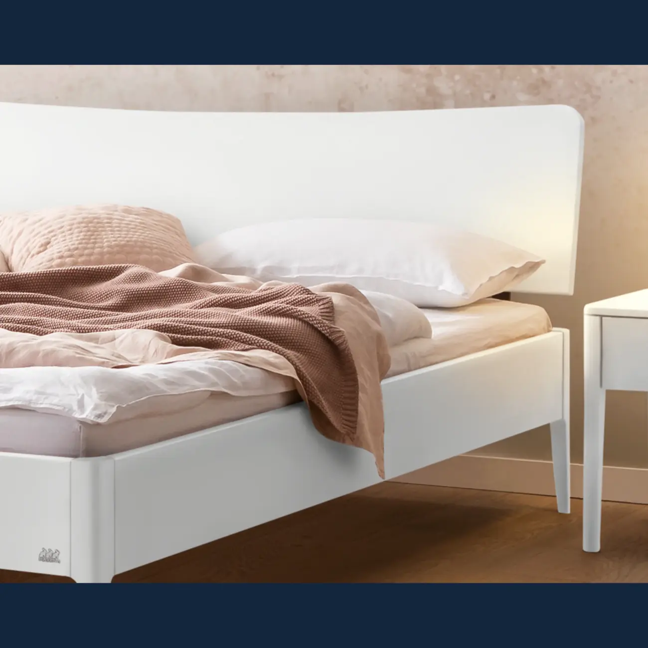 Sanftes Massivholzbett Hasena Spezia skandinavisch – Bild 7