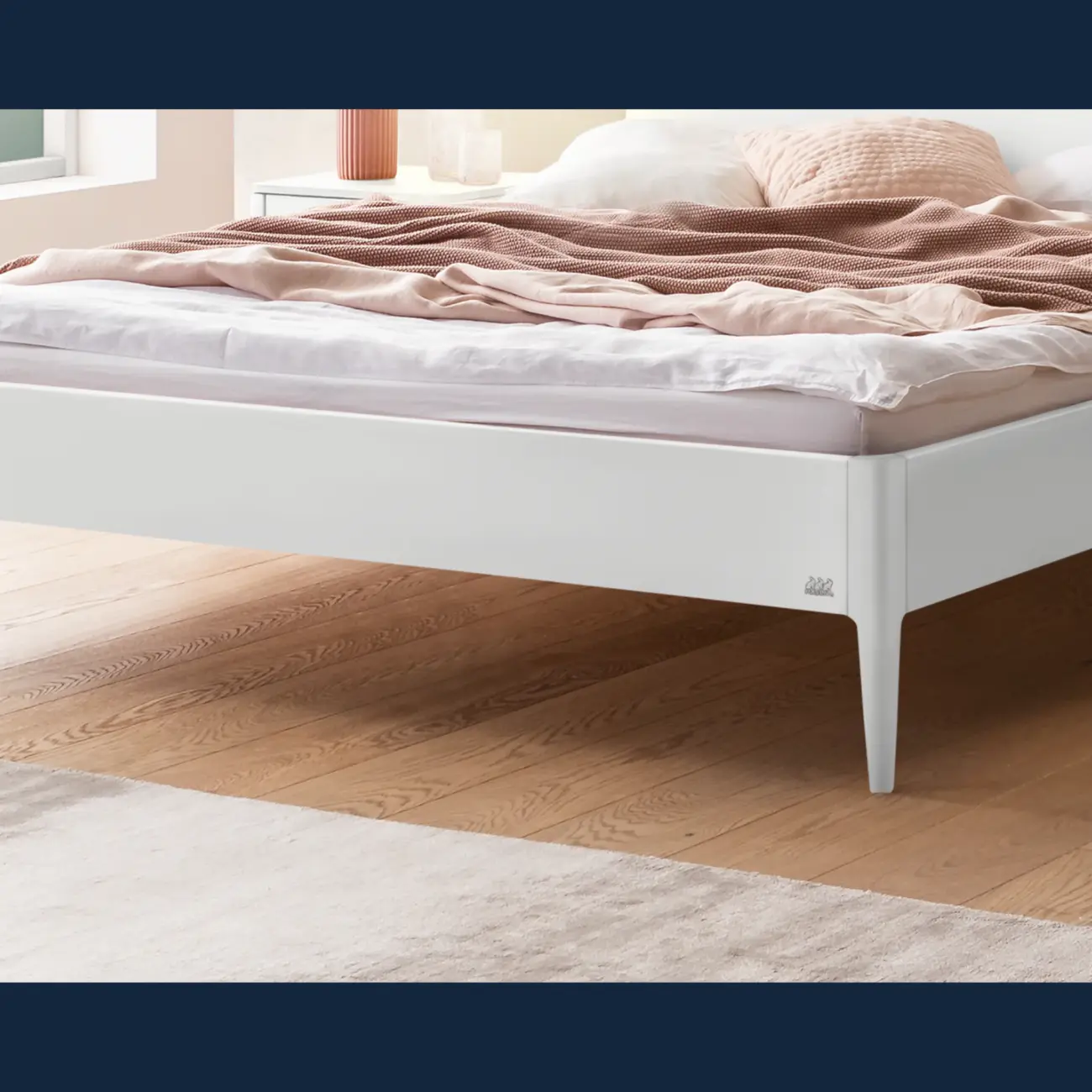 Sanftes Massivholzbett Hasena Spezia skandinavisch – Bild 8