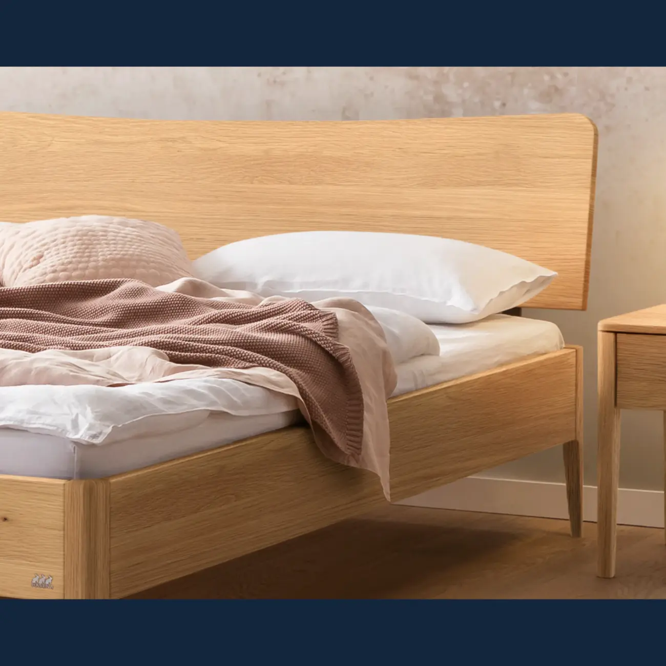 Sanftes Massivholzbett Hasena Spezia skandinavisch – Bild 11