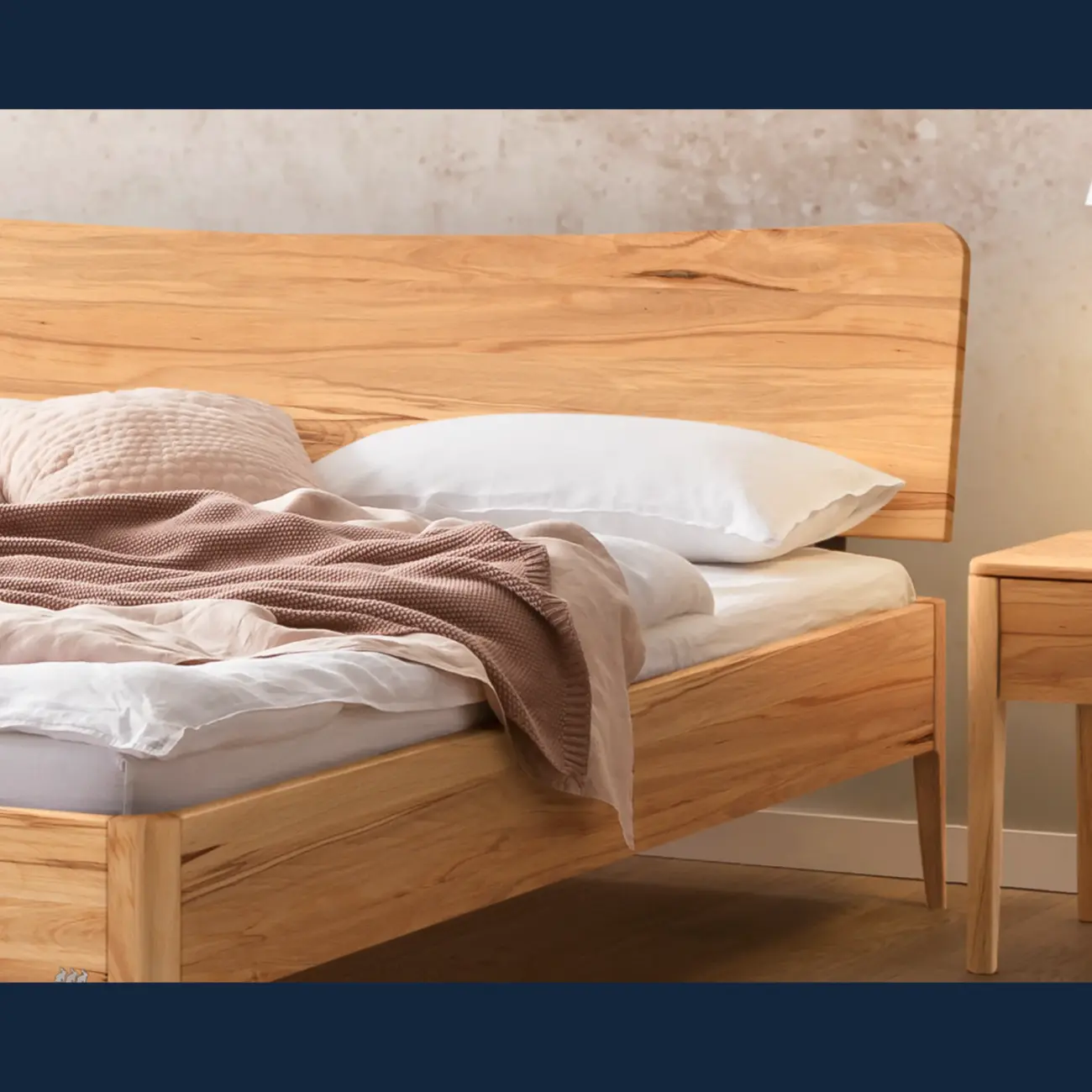 Sanftes Massivholzbett Hasena Spezia skandinavisch – Bild 15