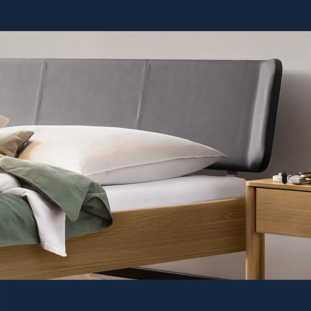 Elegantes Massivholzbett Hasena Varese modern-skandinavisch 7 Elegantes Massivholzbett Hasena Varese modern-skandinavisch – Bild 7