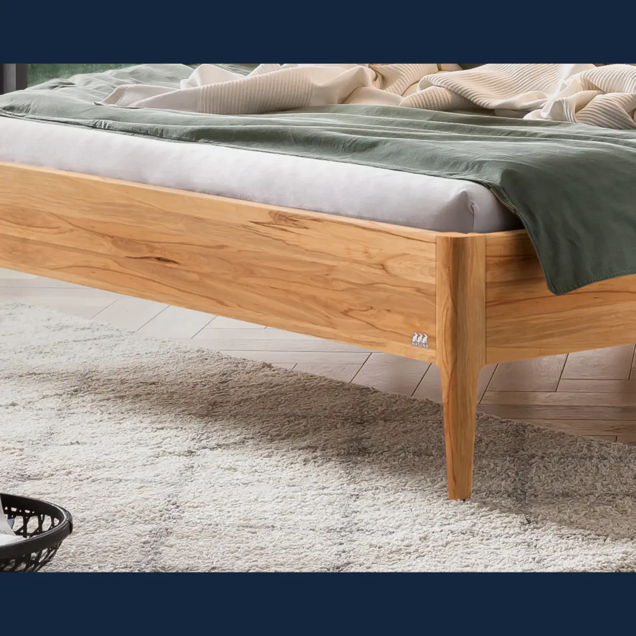 Elegantes Massivholzbett Hasena Varese modern-skandinavisch 12 Elegantes Massivholzbett Hasena Varese modern-skandinavisch – Bild 12